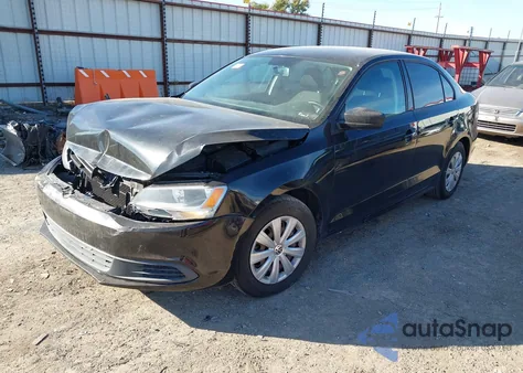 2014 Volkswagen Jetta 2.0L S z USA, uszkodzony, nr VIN 3VW2K7AJ2EM432870